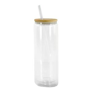 25 oz Glass Double-Walled Tumbler for CUSTOM Tumbler Design